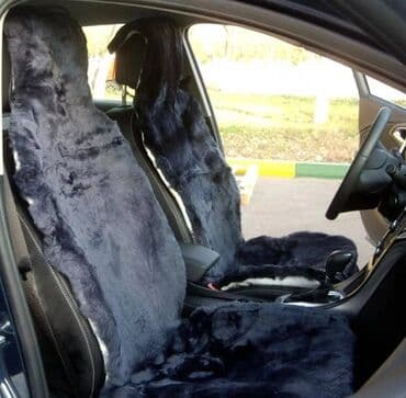 чехол кресло: Чехлы Меховые, цвет - Черный, Universal Seat cover, Новый, Платная доставка, Бесплатная доставка — 13