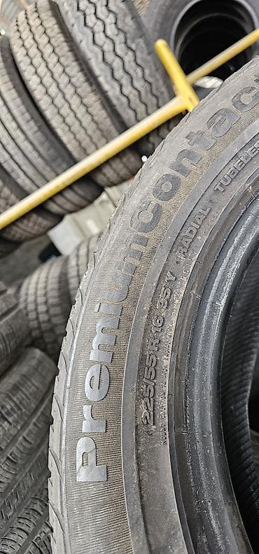 evro r: Шины 225 / 55 / R 16, Лето, Б/у, Пара, Легковые, Италия, Continental — 5