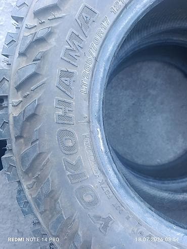 17: Yokohama LT265/70 R17 121/118Q, 10PR, радиальные бескамерные шины для — 1