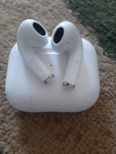 чехол для аирподс: Вкладыши, Apple, Б/у, Беспроводные (Bluetooth), Классические — 4