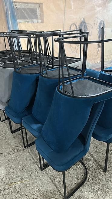 Кийимге кам көрүү жана сактоо: Ашкана үстөлү жана отургуч, түсү - Көк — 10