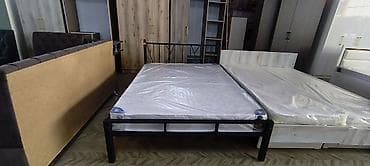 крлвать: Металлическая кровать в современном стиле (loft) - Прочная сварная — 1