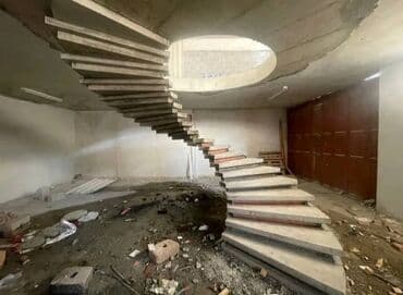 перила для лестницы из металла: На бетоний лестнице сложнайа дизайнера заливают через ватсап йест — 11