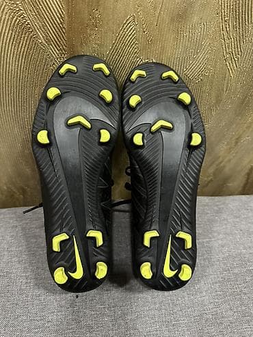 бутса: Футбольные бутсы Nike Mercurial (FG) - Цвет: черный с неоново‑жёлтыми — 3