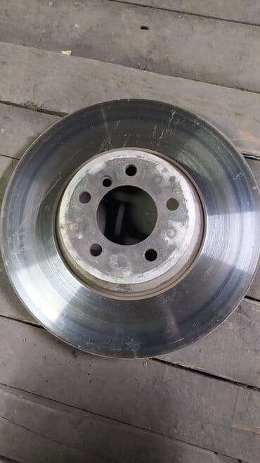 перфорированные тормозные диски: Предний тормозной диск BMW 2005 г., Б/у, Оригинал, Германия — 1