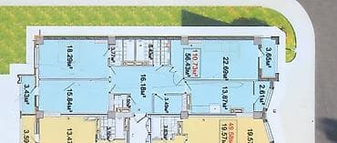 3 комнаты, 110 м², Элитка, 3 этаж, Готовая ПСО (под самоотделку)