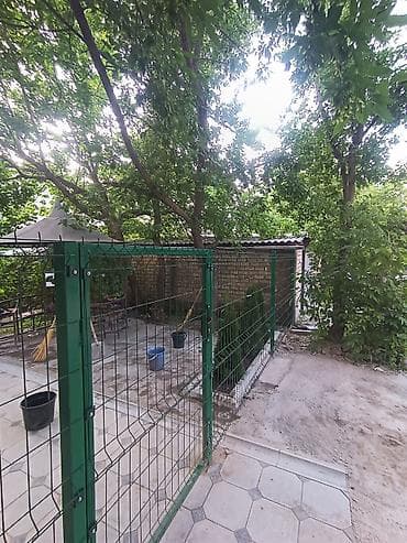 Секция из сварных 3D-панелей с калиткой - Материал: металлические at lalafo.kg Секция из сварных 3D-панелей с калиткой - Материал: металлические