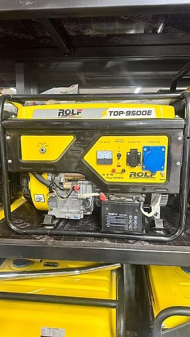 Генераторы: Бензиновый генератор ROLF TOP-9500E - Тип: электростанция бензиновая — 1