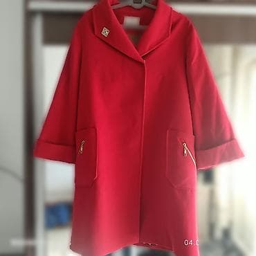 smart folio: Яркое женское пальто Miss Lilium - Цвет: насыщенно‑красный - Крой — 3