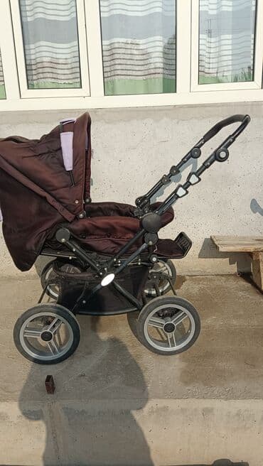 Коляска, цвет - Коричневый