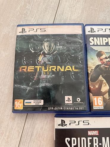 систему 5 1: Игры PS5. Spider Man Miles Morales, Sniper Elite 5, Returnal. Диски в — 2