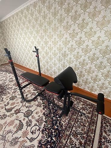продаю гантель: Многофункциональная силовая скамья для дома - Скамья со стойками под — 4