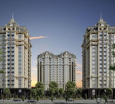 квартира 110 квартал: 3 комнаты, 129 м², Элитка, 10 этаж, Готовая ПСО (под самоотделку) — 2