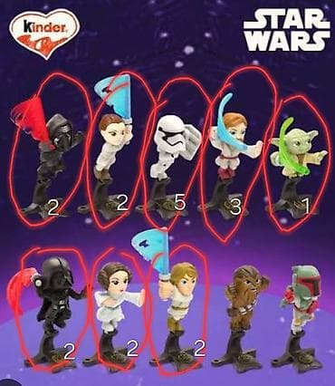 Kinder — серия Star Wars. В полной комплектации. Обменяю любую