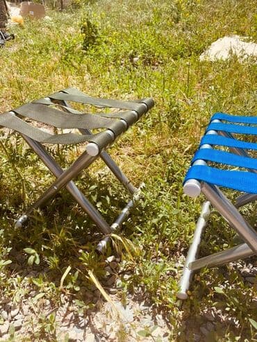 складные кресла: Походный складной стул, Новый, Железо — 3