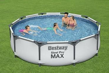 Спорт и отдых: 305/76 см Каркасный бассейн Bestway 5 отличается высокой прочностью и — 5