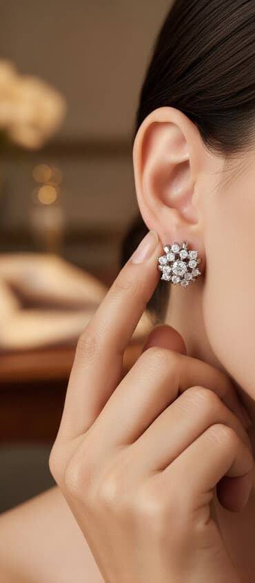 Сияющие сережки,для разных мероприятий,праздников💔💔