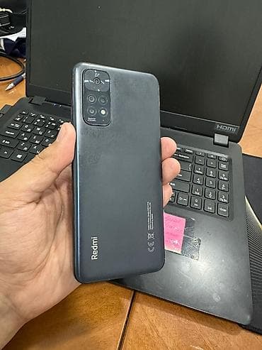 red: Redmi, Redmi Note 11, Б/у, 128 ГБ, цвет - Черный, 2 SIM — 3