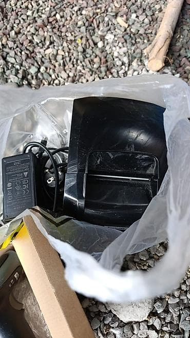 Термопринтер чеков (POS) с блоком питания - Настольный термопринтер