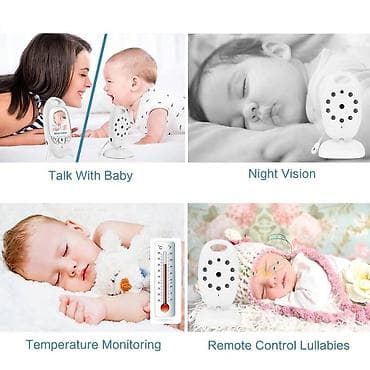 Видеоняня радионяня baby monitor vb601 ночное видение и термометр