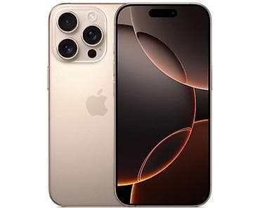 IPhone 16 Pro Max, Б/у, 512 ГБ, Desert Titanium, Защитное стекло, Чехол, Кабель, 92 %
