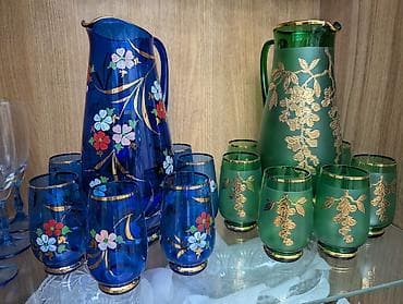 table lamp: Наборы декоративного стекла: кувшины с стаканами и вазы - Набор 1 — 1