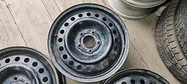 r16 85: Железные Диски R 16 Honda, Комплект, отверстий - 5, Б/у — 5