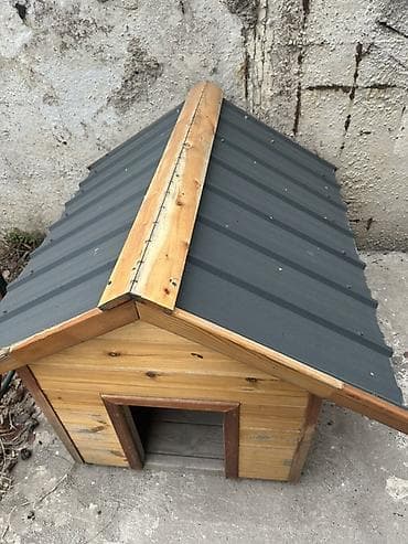 форма мишки: Будка для собаки из натурального дерева - Материал: хвойная доска — 1