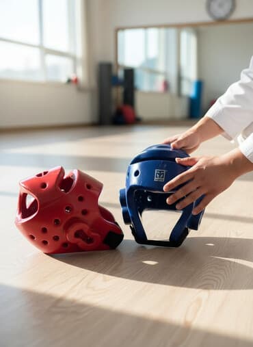 клинок рассекающий демонов тренировка столпов бишкек: Два защитных шлема для единоборств Mooto. Один шлем красного цвета — 1