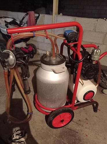 дойная апарат: Доильный аппарат на тележке AKÇAY - Электрический вакуумный доильный — 1