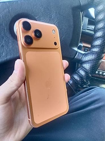я ищу телефон айфон: IPhone 17 Pro Max, Б/у, 64 ГБ, Оранжевый, Кабель, 76 % — 6