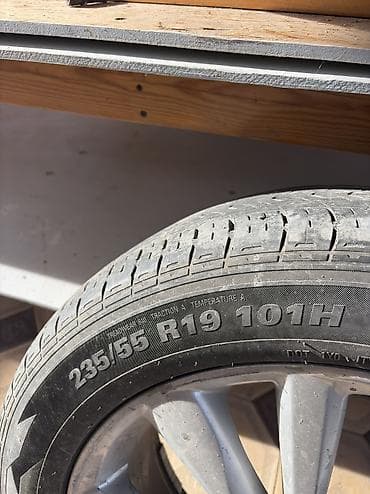 Колеса в сборе 235 / 55 / R 19, Лето, Б/у, 1 шт, Легковые, Литые, отверстий - 4 — 2
