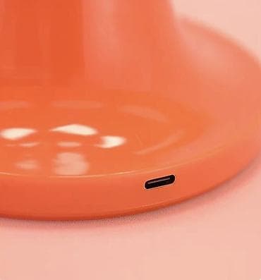 синий лампа: Настольная лампа «грибок» в ярко-оранжевом цвете - Дизайн: округлый — 5