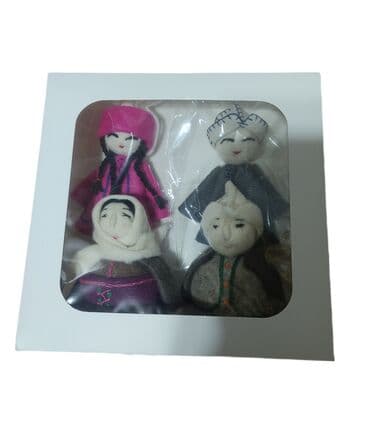 игрушка дом: Набор авторских войлочных кукол в национальных костюмах (4 шт.) в — 1