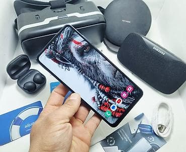 Samsung Galaxy A06, Б/у, 128 ГБ, цвет - Синий, 1 SIM, 2 SIM, eSIM