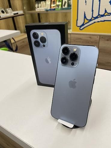 redmo note 10: IPhone 13 Pro, Б/у, 512 ГБ, Sierra Blue, Коробка, 77 % — 1