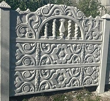 Үй жана бакча: Токмок Кант Кемин Декоративные бетонные панели для забора - Материал — 4