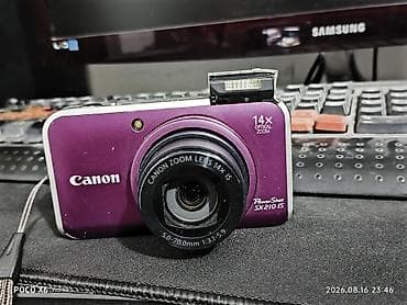 type s: Компактная камера Canon PowerShot SX210 IS (фиолетовый цвет) - — 1