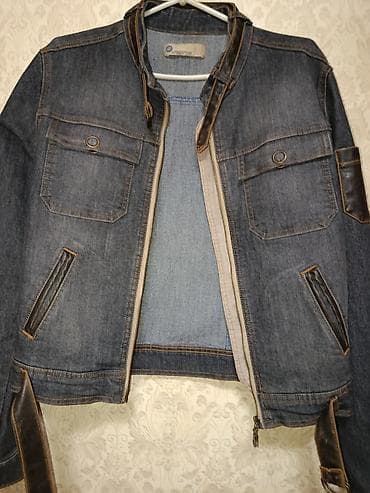 джинс костюм: Джинсовый комплект CREATURE: куртка + брюки - Материал: плотный деним — 1