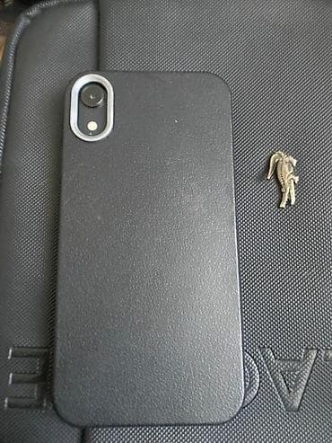 IPhone Xr, Б/у, 64 ГБ, Черный, Чехол