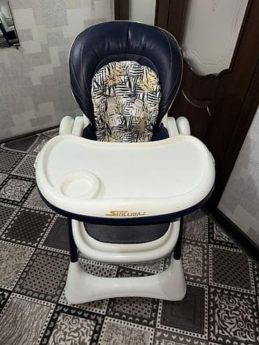 кресло раздвижной: Детский стульчик для кормления Skillmax - Удобная широкая столешница — 3