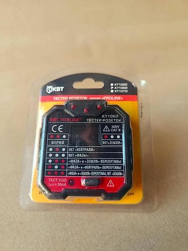 для тесто: Тестер розеток KBT PROLINE KT106D - Назначение: экспресс‑проверка — 1