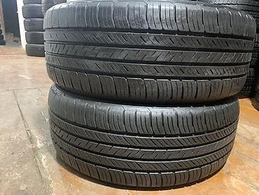 бетон кесебиз: Шиналар 225 / 55 / R 18, Жай, Колдонулган, Жуп, Жеңил унаалар, Корея, Kumho — 1