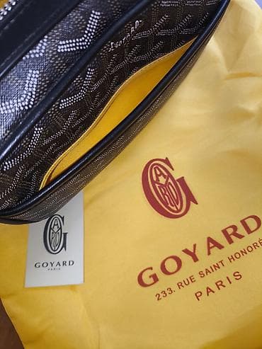 Жеке буюмдар: Сумка Goyard (Paris) через плечо/кросс-боди. - Материал: фирменный — 4