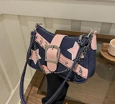 Сумкалар: Y2K Star Bag — стильная сумка с яркими акцентами звезд, ремешком с — 9