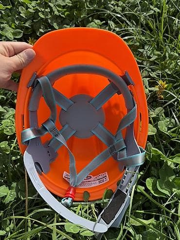 головные уборы мужские: Защитные каски для работ на высоте и стройплощадке - Цвета: оранжевый — 2