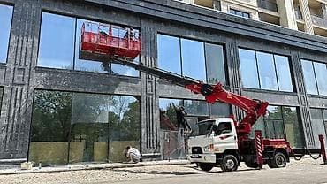 Услуги автовышки/кран-манипулятора с коленчатой телескопической