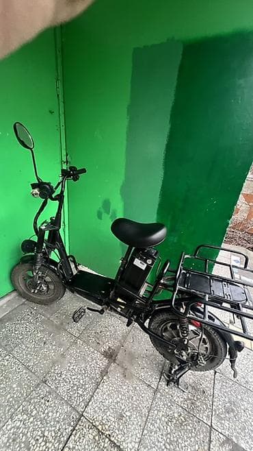 электро байки: Электрический мопед/скутер с педалями - Компактная городская модель с — 2