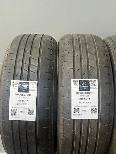 Транспорт: Шиналар 215 / 55 / R 17, Жай, Комплект, Жеңил унаалар, Жапония, Bridgestone — 3