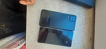 android мониторы: Два смартфона Samsung. 1) Samsung Galaxy A12 (черный) - Экран с — 2